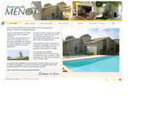 Tablet Screenshot of hameau-de-menot.com